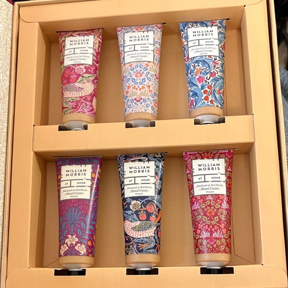 NEW! William Morris Women Patchouli & Red Berry Hand Cream Library - Vegan